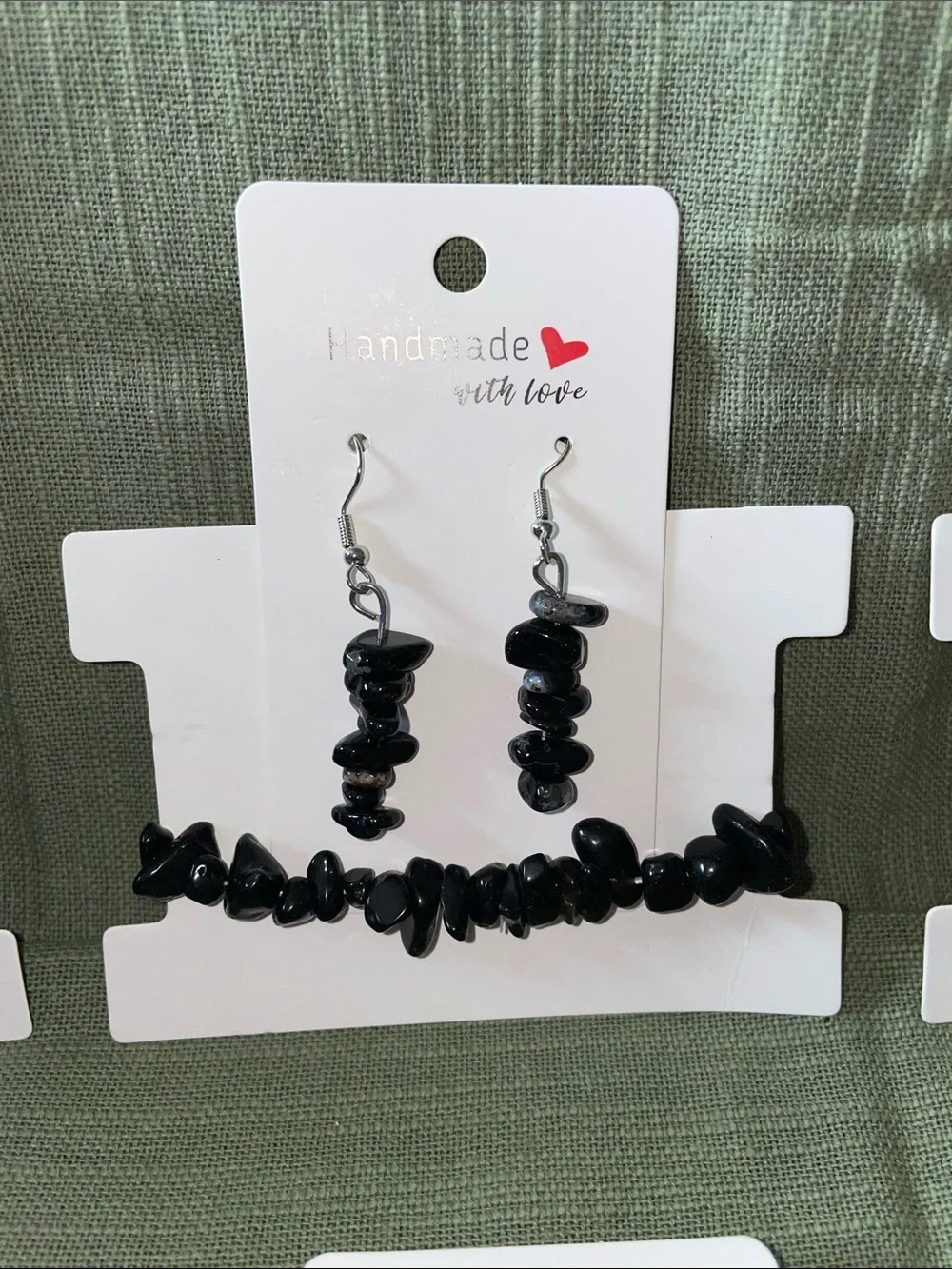 Multi Stone Matching Earring & Bracelet sets - $15 each